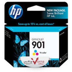 تصویر کارتریج جوهرافشان اصلHP رنگی کد 901 