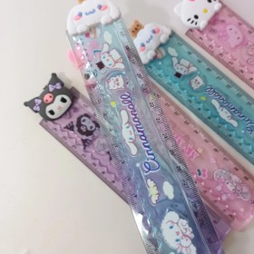 تصویر خط کش ۱۵ سانتیمتری فانتزی کرومی و دوستان 