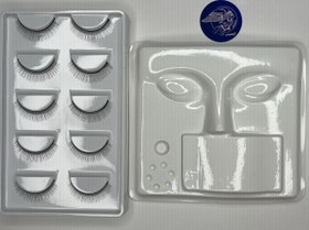 تصویر صورتک تمرینی مژه 