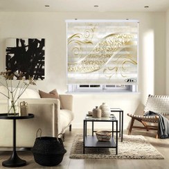 تصویر پرده زبرا زیو کد 3D1505 سایز 150X150 سانتی متر 