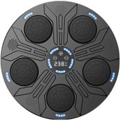 تصویر دستگاه بوکس موزیکال دیواری هوشمند همراه با دستکش 