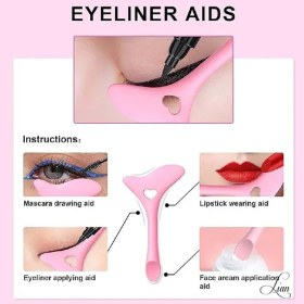 تصویر ست شابلون خط چشم و براش 