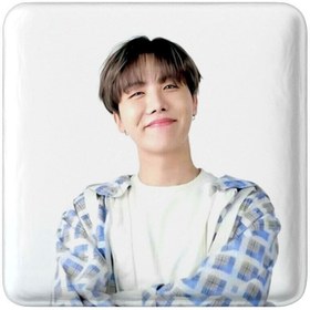 تصویر مگنت مربعی جی هوپ J Hope گروه بی تی اس BTS 