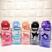 تصویر قمقمه نی دار 600 میل کرومی وارداتی - بنفش 