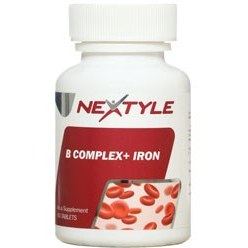 تصویر ب کمپلکس پلاس آهن نکستایل B Complex Plus Iron Nextyle Vitamins