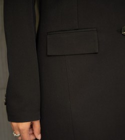 تصویر مانتو شلوار فیونا یقه انگلیسی دو دکمه 