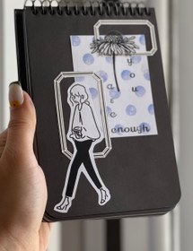 تصویر پک کاغذ تم ساز آبی 