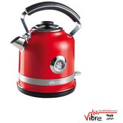 تصویر کتری برقی آریته مدل Moderna 2854 رنگ مشکی و قرمز و سفید 