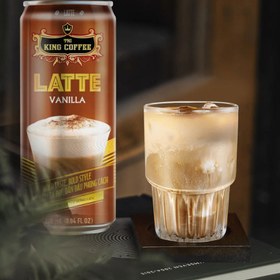 تصویر نوشیدنی قوطی Latte Flavor Vanilla 