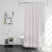 تصویر پرده حمام پیسو مدل BZ-16 سایز 180×200 سانتی متر | آبی تیره | 