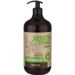 تصویر شامپو کراتین شون مناسب موهای خشک و آسیب دیده حجم ۱۰۰۰ میلی لیتر 