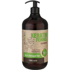 تصویر شامپو کراتین شون مناسب موهای خشک و آسیب دیده حجم ۱۰۰۰ میلی لیتر 