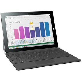 تصویر تبلت مایکروسافت مدل Surface 3 - WiFi به همراه کیبورد ظرفیت 128 گیگابایت ا Microsoft Surface 3 with Keyboard - WiFi - 128GB Tablet Microsoft Surface 3 with Keyboard - WiFi - 128GB Tablet