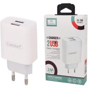 تصویر کلگی فست شارژ Earldom ES-196 2Port 2.4A 12W Earldom ES-196 2Port 2.4A 12W Fast Wall Charger