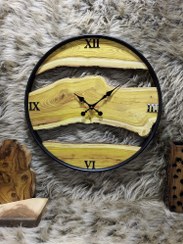تصویر ساعت دیواری روستیک ا Rustic wall clock Rustic wall clock