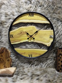 تصویر ساعت دیواری روستیک Rustic wall clock