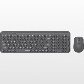 تصویر کیبورد و ماوس بی سیم ای فورتک مدل FG3300 Air2 A4tech FG3300 Air2 Wireless Silent Keyboard and Mouse