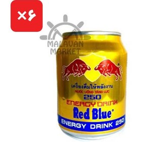 تصویر نوشابه انرژی زا ردبول طلایی باکس ۶ عددی حجم ۲۵۰ میلی لیتر Red Blue gold energy drink 