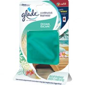 تصویر خوشبو کننده ژله ای ماشین و حمام گلید اوشن اسکیپ با رایحه ساحل 8 گرمی Glade Continuous Freshness Ocean Escape 