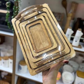 تصویر سینی و مزه خوری 5 تیکه کد 450 