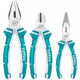 تصویر ست انبر دست 3پارچه اکونومی توتال مدل THT1K0301 THT1K0301 total