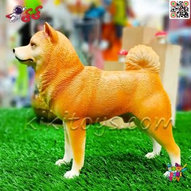 تصویر فیگور حیوانات ماکت سگ شیبا اینو اسباب بازی 971 Shiba Inu 