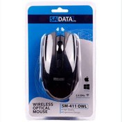 تصویر ماوس بیسیم سادیتا مدل SADATA SM-55 OWL Sadata SM-55W Wireless Mouse