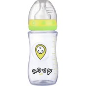 تصویر شیشه شیر مدل کلاسیک پلاس دهانه عریض (270ml) برند ناوی بیبی 