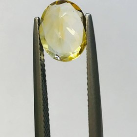 تصویر نگین سیترین طلایی اصل سایز 8*10 