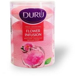 تصویر صابون لیوانی دورو صورتی دو رنگ 