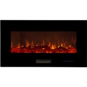 تصویر شومینه برقی LCD طول 100 سانتی متر 100 cm long LCD electric fireplace