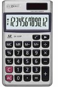 تصویر ماشین حساب جیبی sx-320pطرح کاسیو اعداد بزرگ ۱۲ عدد دو پاور باتری و خورشیدی ELECTRONIC CALCULATOR SX-320p 12 digits