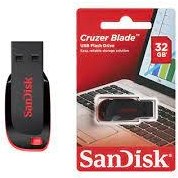 تصویر فلش 32 گیگ SANDISK CRYZER BLADE 