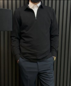 تصویر نیم زیپ مشکی آرمان 