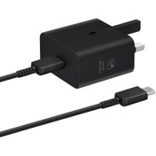 تصویر شارژر سامسونگ مدل EP-T2510 25W سه پین همراه کابل اصل Charger Samsung EP-T2510 25W Three Pin With Cable Original