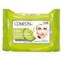 تصویر دستمال مرطوب پاک کننده آرایش شیر و خیار کامان جیبی Come'on Milk Cleanser With Cucumber Make-Up Remover Wipes pocket | 20 pcs