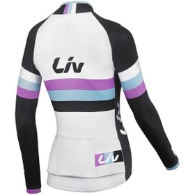 تصویر LIV RACE DAY Long Sleeve Jersey – white/black 
