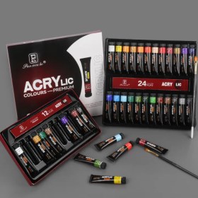 تصویر رنگ اکریلیک ۲۴ رنگ پن ون بو ۱۲ میل 