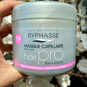 تصویر ماسک مو صاف کننده موی بایفاس مدل Liss Extréme مناسب موهای فر و وز BYPHASSE® Masque Capillaire Liss Extréme Hair PRO, 500ml