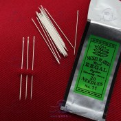 تصویر سوزن منجوق دوزی مارک REGAL سایز 11 (ورق 24 عددی) 