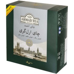 تصویر چای کیسه ای احمد- بسته ی 100 عددی ارل گری 