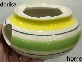 تصویر وارمر گرمکن قوری طرح زرد tea warmer dorika