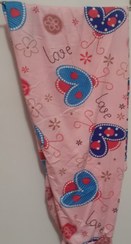 تصویر شلوار گیاهی زنانه خنک تک طرح لاو و پروانه 