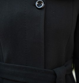 تصویر پالتو زنانه فوتر يقه ب ب خزدار 