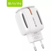 تصویر شارژر دیواری فست شارژ میکرو باوین BAVIN 2.4A Dual Micro Adapter Charger PC265Y 