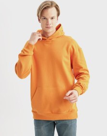 تصویر هودی راحتی مردانه برند Defacto Man Comfort Fit Hoodie