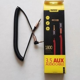 تصویر کابل AUX ریمکس مدل فنری Remax - Aux Cable