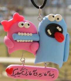 تصویر آویز ماشین طرح گاز 