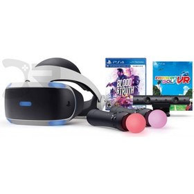 تصویر پلی استیشن وی آر باندل - Playstation VR Bundle Blood And Truth/Golf VR 