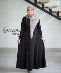 تصویر عبا زنانه کرپ الیزا مدل ۱۱۵۶ 